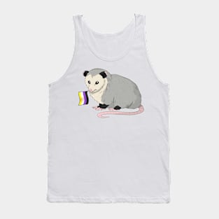 Non-Binary Pride Opossum Tank Top